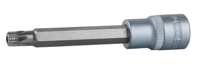 KS TOOLS 1/2" Bit-Stecknuss Torx mit Stirnlochbohrung, lang, TB15