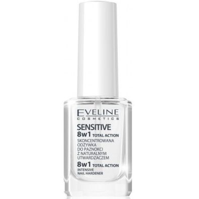 Eveline Nail Therapy 8in1 Total Action Sensitive Intensive Nagelhärter 12ml