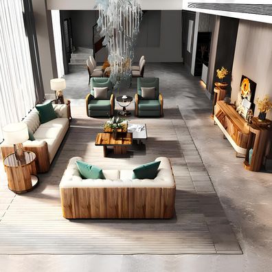 Komplett Set Sofagarnitur 4tlg. Sitzer Sideboard Design 5tlg Wohnzimmer Gruppe