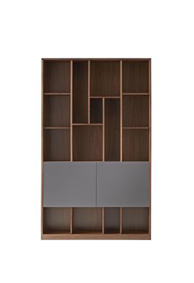Wand Schrank Schränke Vitrine Glas Design Hoch Holz Vitrinen Wohn Möbel Zimmer