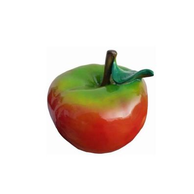 Design Garten Skulptur Figur Apfel 48cm Statue Laden Dekoration Deko Aussteller