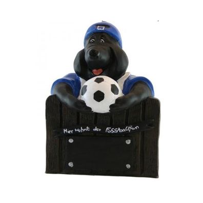 Design Maulwurf Figur Statue Skulptur Figur Dekoration Fußball Fan Hier wohnt!
