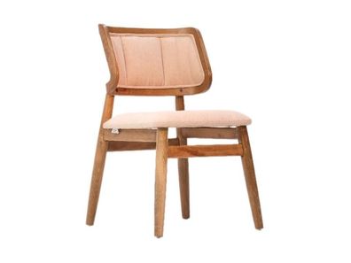 Wohnzimmerstuhl Stuhl Essstuhl Esszimmerstuhl Küchenstuhl Gepolstert Rosa