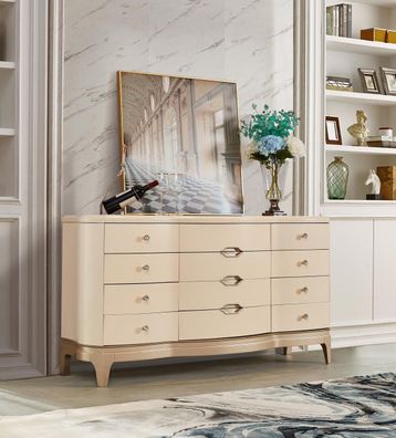 Designer Kommode Sideboard Highboard Schrank Modern Wohnzimmer Kommoden Echtholz