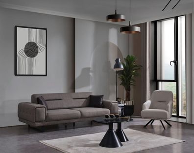 Luxus Sofa Set 2tlg Sessel Luxus Sofa Couch Dreisitzer Wohnzimmer Einrichtung