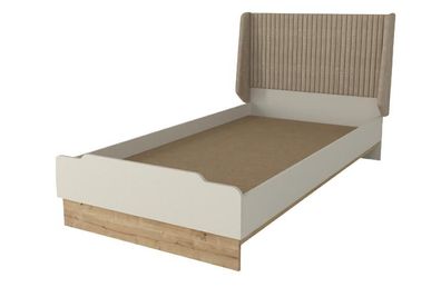 Bett Jugendzimmer Kinderbett Weiß Komfortabel Moderne Möbel 100x200 Matratze