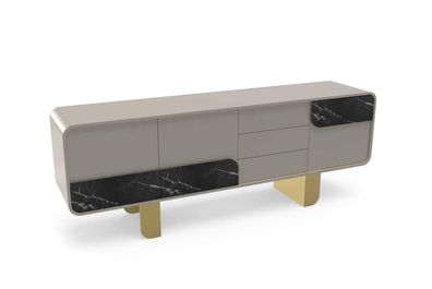 Designer Sideboard Spiegel Design Möbel Konsole Holz Kommode
