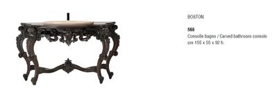 Badezimmer Möbel Design Braun Konsole Luxus Konsolen Bizzotto Italien Sideboard