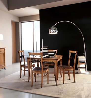 Esstisch Luxus Tisch Massiv Holz Möbel aus Italien Esszimmer Tische Einrichtung