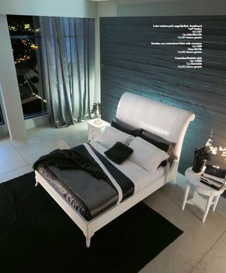 Doppel Schlafzimmer Weiß Modern 180x200 Doppelbett Betten Bettrahmen Bett Holz