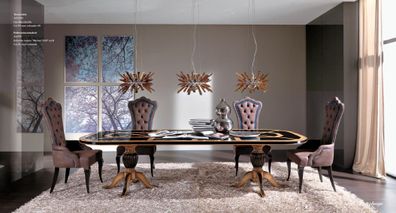 Esstische Tisch Holz Tische Möbel Barock Rokoko Esstisch Antik Stil Italienische