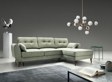 Sofas Design Ecksofa L-Form Möbel Bett Funktionen Textil Leder Schlafsofa Sofas