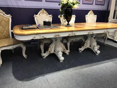 Dining Room Set Carved Table New Baroque Rococo Style Furniture Dining Tables
