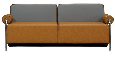 Sofa Luxus Leder Couch Sofas Polster 2 Sitzer Garnitur Design Luxus Wohnzimmer
