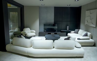 Sofa Wohnlandschaft Ecksofa Couch Modern Wohnzimmersofa Komfortabel