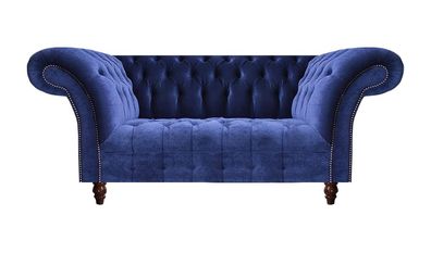 Zweisitzer Sofa Couch Chesterfield Polstermöbel Wohnzimmer Möbel