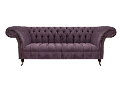 Eleganter Chesterfield Dreisitzer Moderne 3-Sitzer Wohnzimmer Sofas