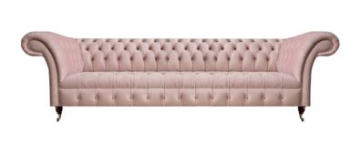 Luxuriöse Chesterfield Rosa Sofa Designer Wohnzimmer Polstercouchen