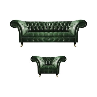 Luxus Design Einrichtung Sessel Sofagarnitur Sofa Dreisitze Couch Chesterfield
