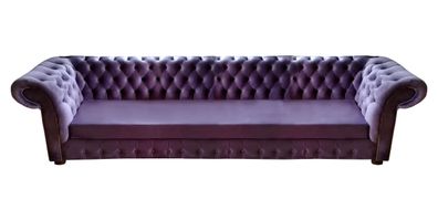 Modern Design Chesterfield Sofa Viersitzer Couch Einrichtung Wohnzimmer