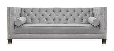 Modern Sofa Couch Dreisitze Wohnzimmer Polstermöbel Einrichtung Chesterfield