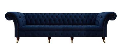 Viersitzer Sofa Couch Wohnzimmer Chesterfield Polstermöbel Design Einrichtung