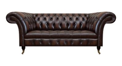 Chesterfield Dreisitzer Sofa Couch Polstermöbel Einrichtung Wohnzimmer Neu
