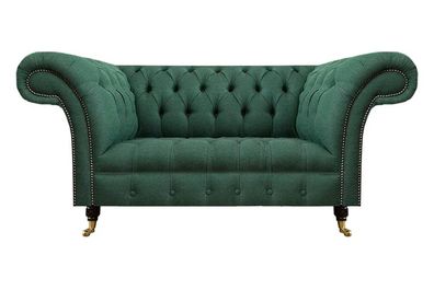Wohnzimmer Sofa Grün Zweisitzer Sofas Polstermöbel Chesterfield Neu