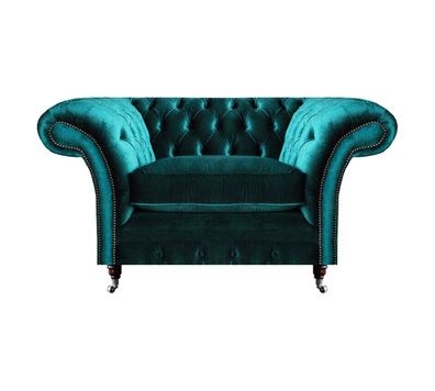 Wohnzimmer Sessel Chesterfield Sitz Couch Polstermöbel Einrichtung Neu