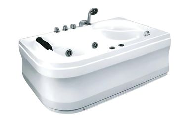Bad Luxuswanne Whirlpool Badewanne Wellnesswanne Freistehende Wanne 130x80 cm