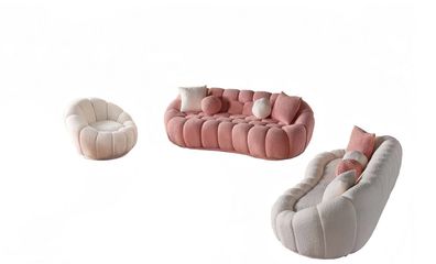 Sitzgarnitur Wohnlandschaft Sofas Sofa-Set Wohnzimmergarnitur Polstergarnitur