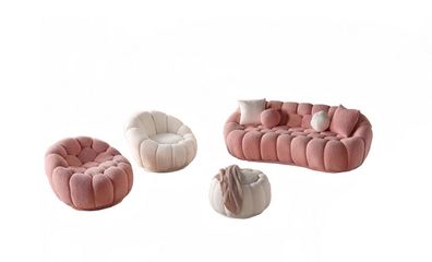 Sitzgarnitur Wohnlandschaft Sofa-Set Sofas Wohnzimmergarnitur Polstergarnitur
