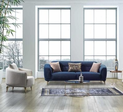 Sitzgarnitur Sofa-Set Wohnzimmergarnitur Polstergarnitur Wohnlandschaft Couch