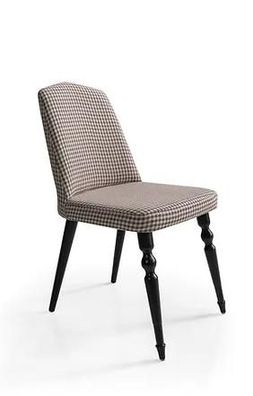 Essstuhl Esszimmerstuhl Küchenstuhl Polsterstuhl Karomuster Gepolstert