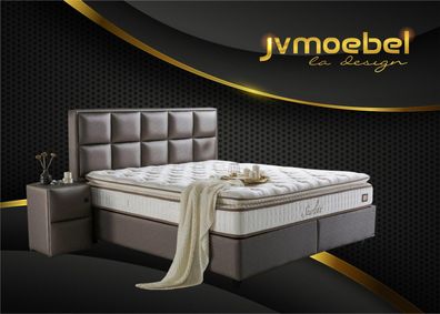 Bett Leder Schlafzimmer Möbel Luxury Moderne Betten Chesterfield Boxspring Neu