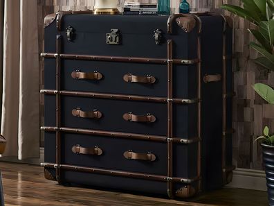 Kommode im Koffer Stil – Vintage Design, Stauraum & Retro Flair