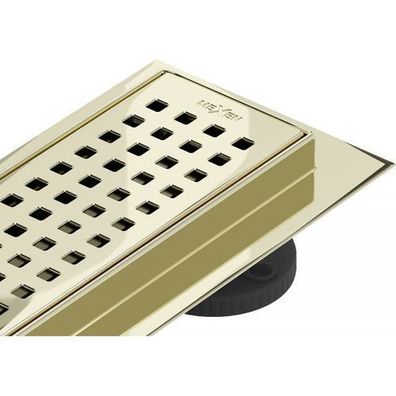 Mexen Flat M08 linearer Ablauf 50 cm, Gold - 1525050-15