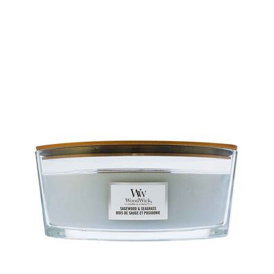 WoodWick Sagewood & Seagrass Duftkerze mit Docht 453,6 g