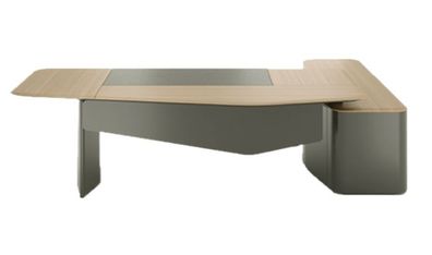 Eckschreibtisch Luxus Chefschreibtisch Tisch Designer Einrichtung Moderne Tische