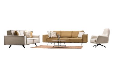 Sofa Set Wohnzimmergarnitur Garnitur Polstergruppe Couch Sofagarnitur 4 + 3 + 1