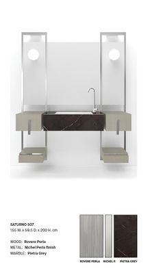 Grau Badezimmer Waschbecken Armaturen Badezimmer Möbel Italien Stil Waschbecken