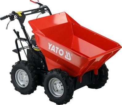 Benzin Minidumper, Motorschubkarre 4,1kW/5,58PS 300kg, 136x74x95cm, 196cm³