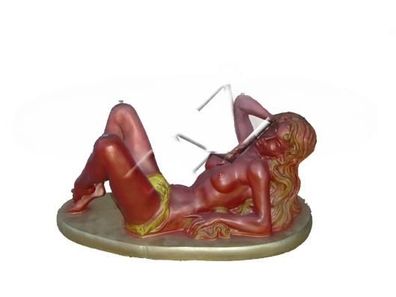 Glastisch Tische Tisch Statue Figur Meerjungfrau Tisch Beistell Sofa Wohnzimmer