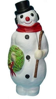 Design Schneemann gross Figur Garten Statue Skulptur Figuren Skulpturen Deko Neu