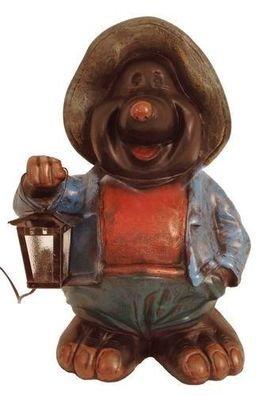 Design Maulwurf Lampe Figur Garten Statue Skulptur Figuren Skulpturen Statuen
