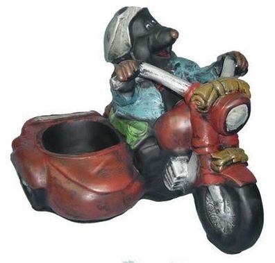 Design Maulwurf Figur Garten Statue Skulptur Figuren Skulpturen Dekoration Neu