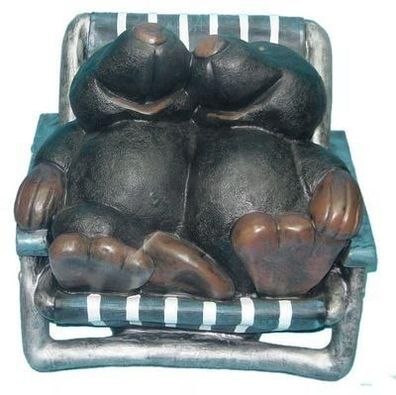 Design Maulwurf Figur Garten Statue Skulptur Figuren Skulpturen Deko Neu C289