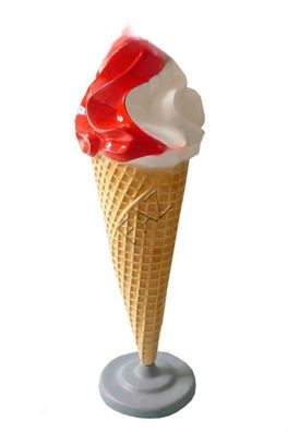 XXL Eis Diele Werbung Aufsteller Figur Garten Dekoration Deko Werbe Laden B377a