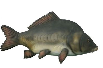 Fisch Figur Garten Statue Skulptur Figuren Skulpturen Dekoration Statuen 250cm