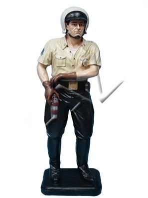 Design Polizist Figur Garten Statue Skulptur Figuren Skulpturen Dekoration USA